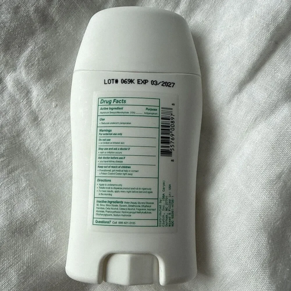 Carpe Underarm Lotion Cucumber Spa Antiperspirant Deodorant EXP 03/2027